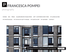 Tablet Screenshot of francescapompei.it